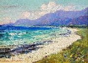 Lionel Walden Hawaiian Coastal Scene, oil painting by Lionel Walden Germany oil painting artist